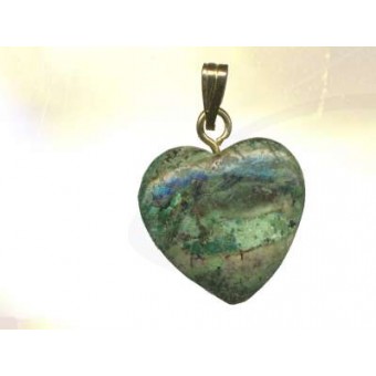 Pendentif coeur pierre aux choix Pendentif coeur pierre aux choix