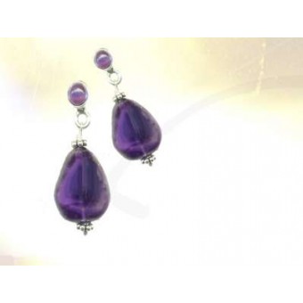 Boucles améthyste Boucles améthyste