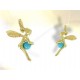 Fée or et turquoise