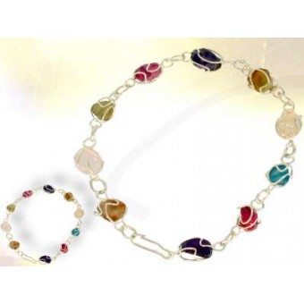 Pulsera jaula plata Pulsera jaula plata