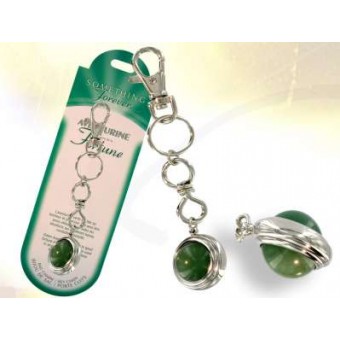Bijou de sac ou porte-clés AVENTURINE Bijou de sac ou porte-clés AVENTURINE