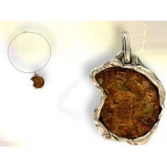 Amonite - colgante plata Amonite - colgante plata
