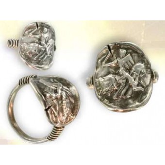 Sortija templaria plata Sortija templaria plata