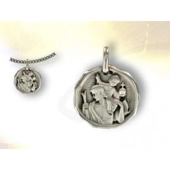 Médaille Saint-Christophe argent Médaille Saint-Christophe argent