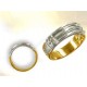 Bague Atlante or et argent