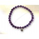 Bracelet perles AMETHYSTE