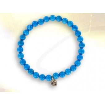 TURQUENITE (blue howlite) beads bracelet