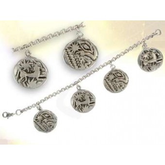 Bracelet astre argenté Bracelet astre argenté