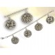 Bracelet astre argenté