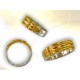 Bague Atlante argent et or