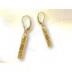Boucles dormeuse atlante vermeil