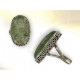 Bague prehnite Argent