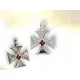 Garnet Templar Cross - Large Model
