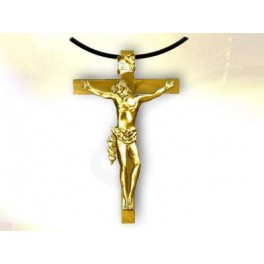 Jesus Christ Sur La Croix Or