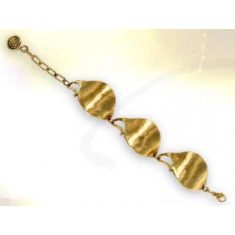 Bracelet feuille ronde Bracelet feuille ronde