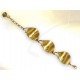 Bracelet feuille ronde