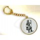 Gold plated ST James the Great key ring