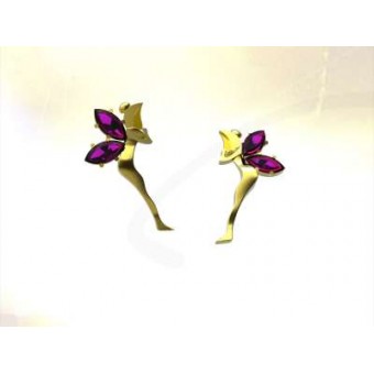 Gold fairy with your choice of crystal colour Gold fairy with your choice of crystal colour