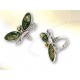 Bague libellule en ambre