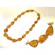 Collier  ambre naturelle