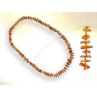 Collier tricolore ambre Collier tricolore ambre