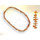 Collier tricolore ambre