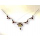 Superbe collier 18 pierres fines
