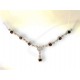 Collier Grenats et oxyde de zirconium