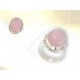 Bague quartz rose