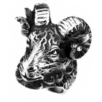 Bague tête de Bélier Bague tête de Bélier
