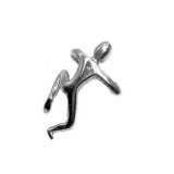Boucle d'oreille Grimpeur argent