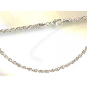 Rope chain 3 mm _ solid silver