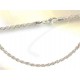 Rope chain 3 mm _ solid silver