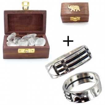 Bague Atlante argent + Purificateur Bague Atlante argent + Purificateur